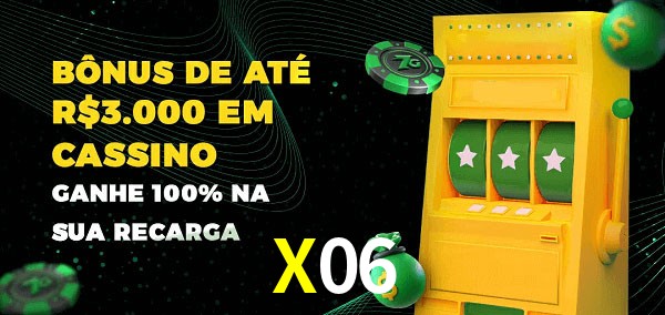 X06 melhor bônus de depósito