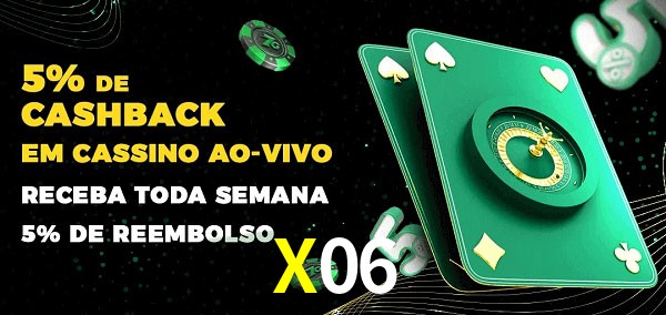 Promoções do cassino ao Vivo X06